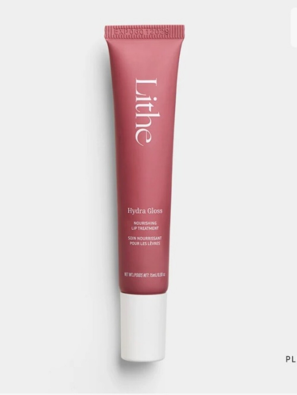 Lithe Hydra Gloss Nourishing Lip Treatment In -Plush Full Size NWT